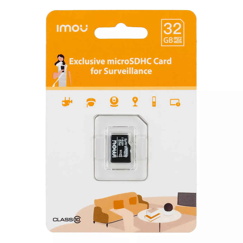 Thẻ nhớ IMOU microSD 32GB ST2-32-S1 đọc up tối đa lên tới 95 MB/s, Tối đa lên tới 38Mb/s chuyên dùng camera wifi, điện thoại, máy ảnh- Hàng chính hãng bảo hành 24 tháng