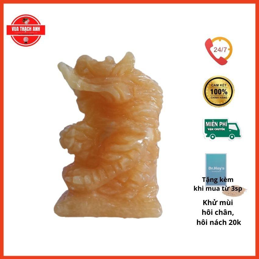 Tượng 12 Con Giáp Bằng Đá Hoàng Long 7*10cm nặng 200g Đá Nguyên Khối, Để Bàn Làm