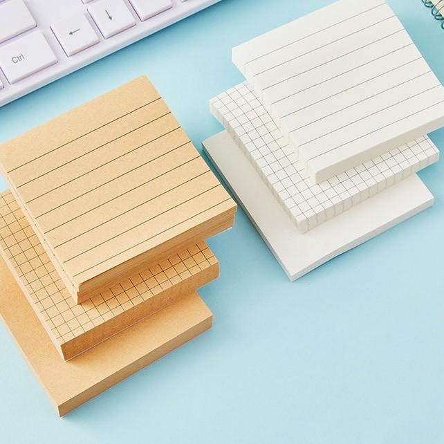 Set 80 Giấy Note, Giấy Ghi Chú, Sticky Note Tối Giản ST45