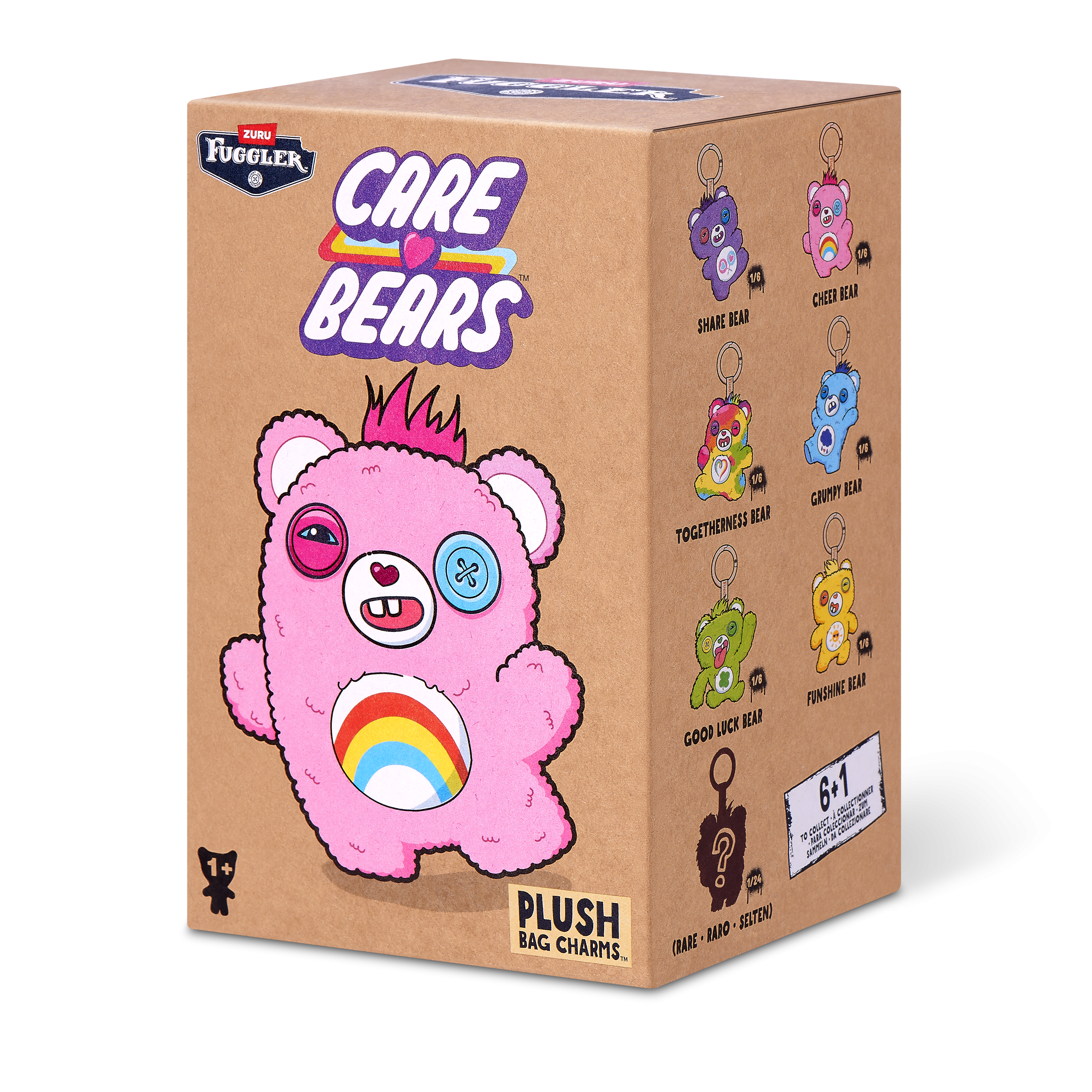 Blindbox Đồ Chơi Sưu Tầm Fuggler Care Bears Keyrings 5 Inch - Zuru Toys 15782