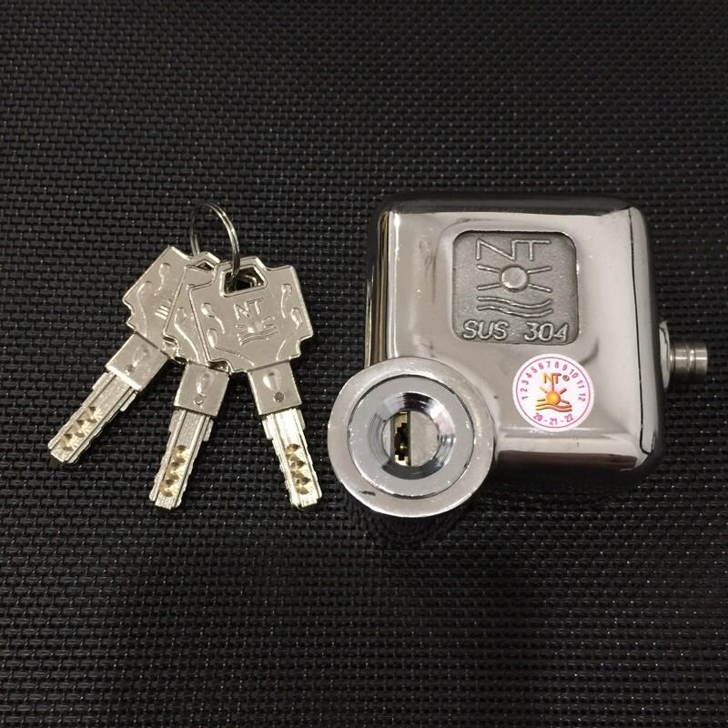 Ổ khóa chụp chống cắt Nhựt Tân thân Inox SUS 304 - MSOFT