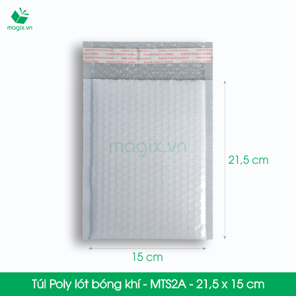 MTS2A - 21.5x15 cm - 25 Túi chống sốc bọc bóng khí