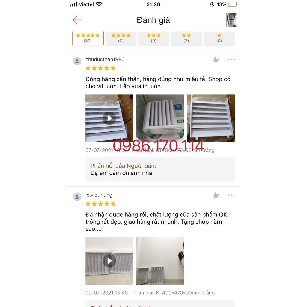 Louver chuyển hướng gió cục nóng điều hòa