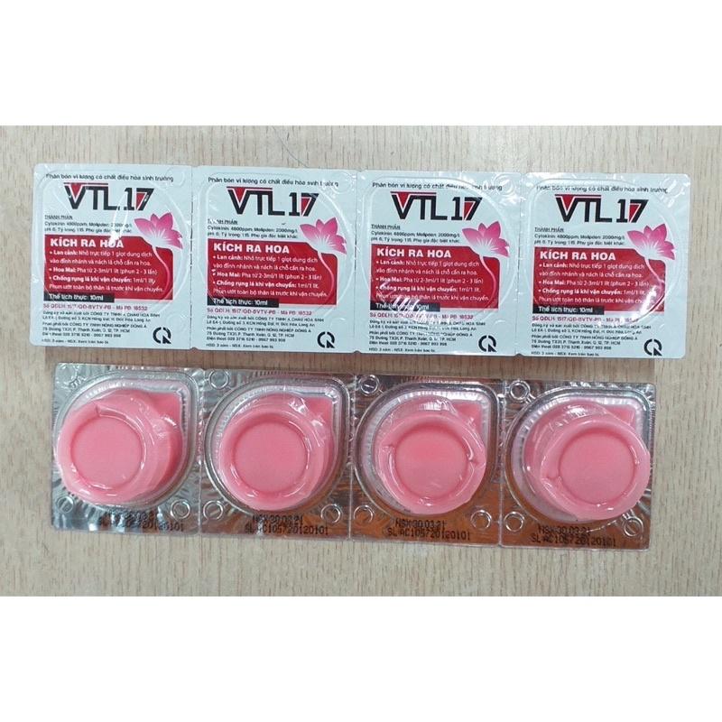 Phân bón vi lượng có chất điều hòa sinh trưởng VTL17 kích ra hoa trực tiếp trên đầu ngọn