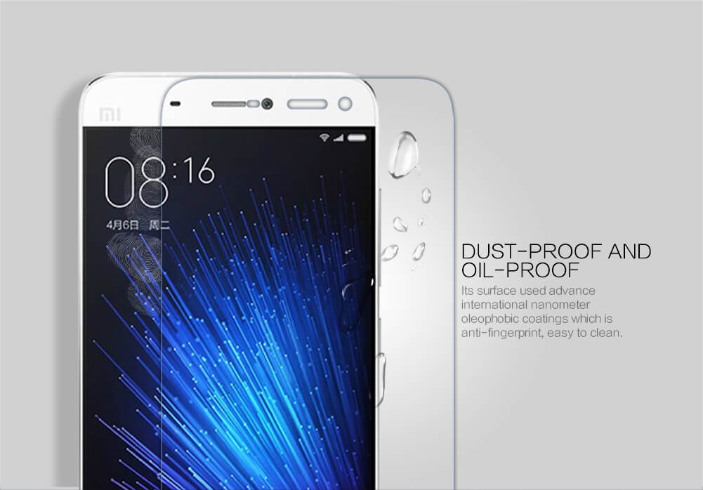 Tấm dán kính cường lực độ cứng 9H dành cho Xiaomi Mi 5 - KCL01