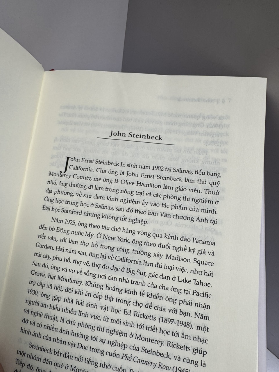 (bìa cứng 500c) PHÍA ĐÔNG VƯỜN ĐỊA ĐÀNG -  John Steinbeck - Tao Đàn