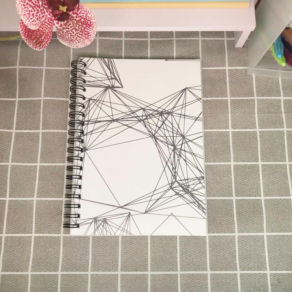 Sổ / Vở lò xo kép caro, kẻ ngang, chấm bi PATTERN LOVER khổ B5 Self Planner 80-120-160 trang 100GSM