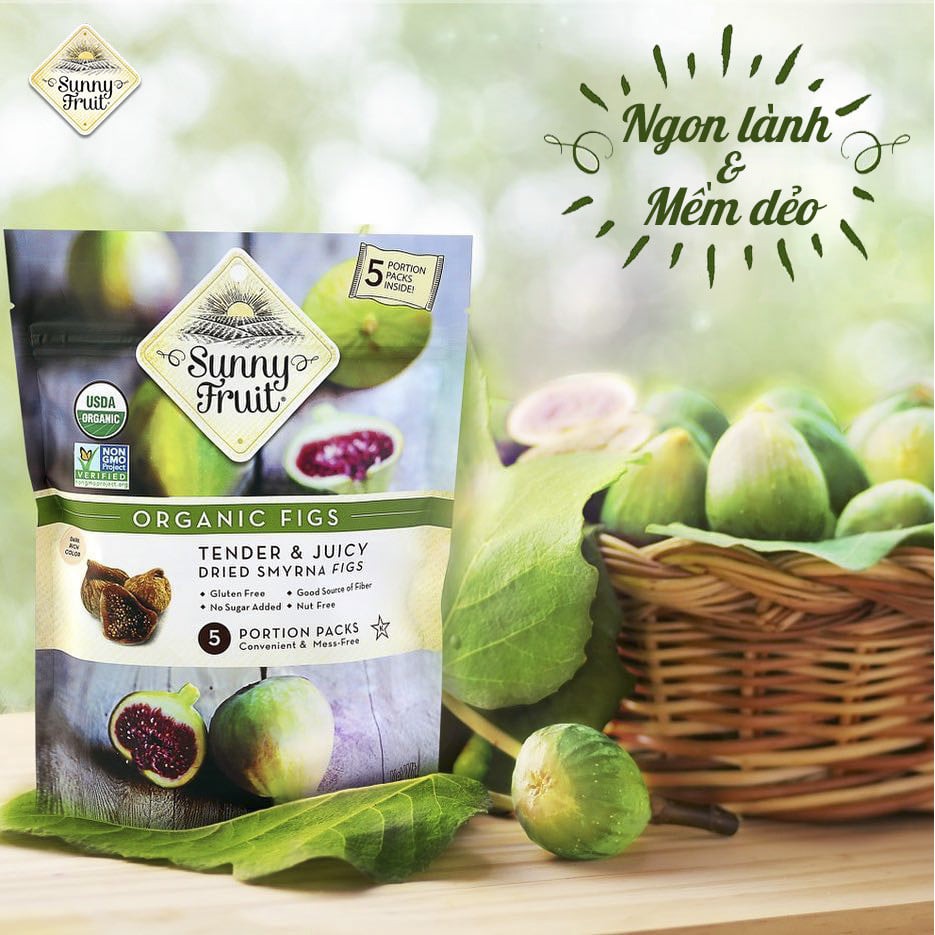 Sung khô hữu cơ Sunny Fruit 250g