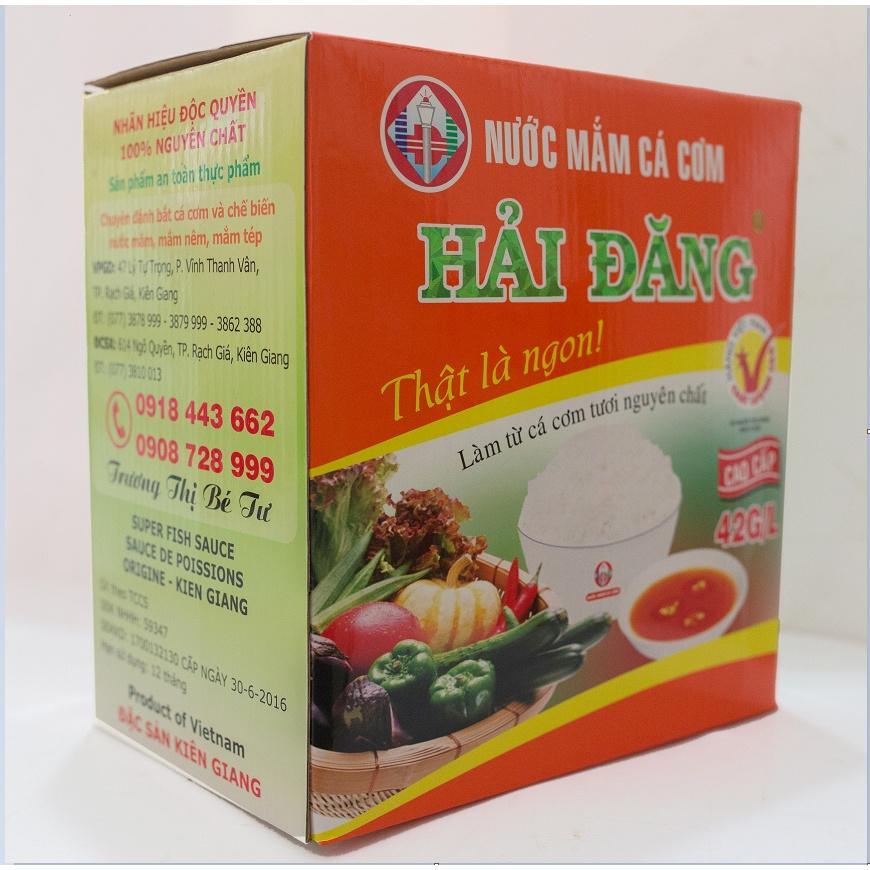 Hộp 6 chai x 170ml – 42 độ – Nước Mắm Hải Đăng