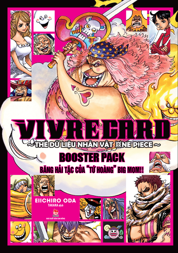 Sách Vivre Card - Thẻ Dữ Liệu Nhân Vật One Piece Booster Pack - Băng Hải Tặc Của “Tứ Hoàng” Big Mom!!