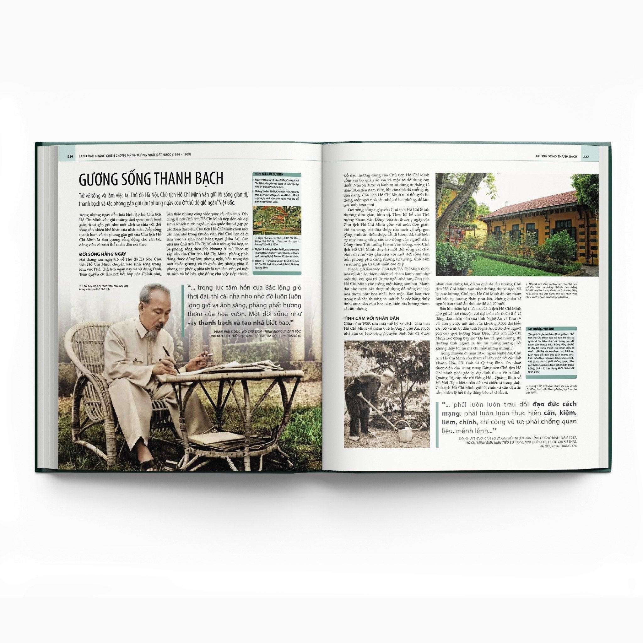 Sách Hồ Chí Minh - Tiểu Sử Bằng Hình (Gần 700 Tranh Ảnh Và Bản Đồ)