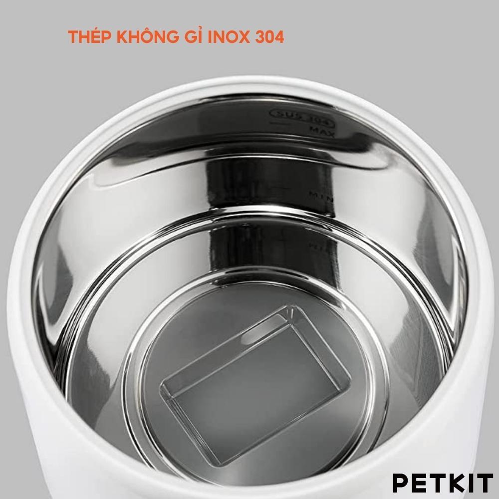 Máy lọc nước cho mèo PETKIT Eversweet 6 chất liệu Inox 304 và nhựa ABS sử dụng bơm không dây thế hệ 6 - HeLiPet