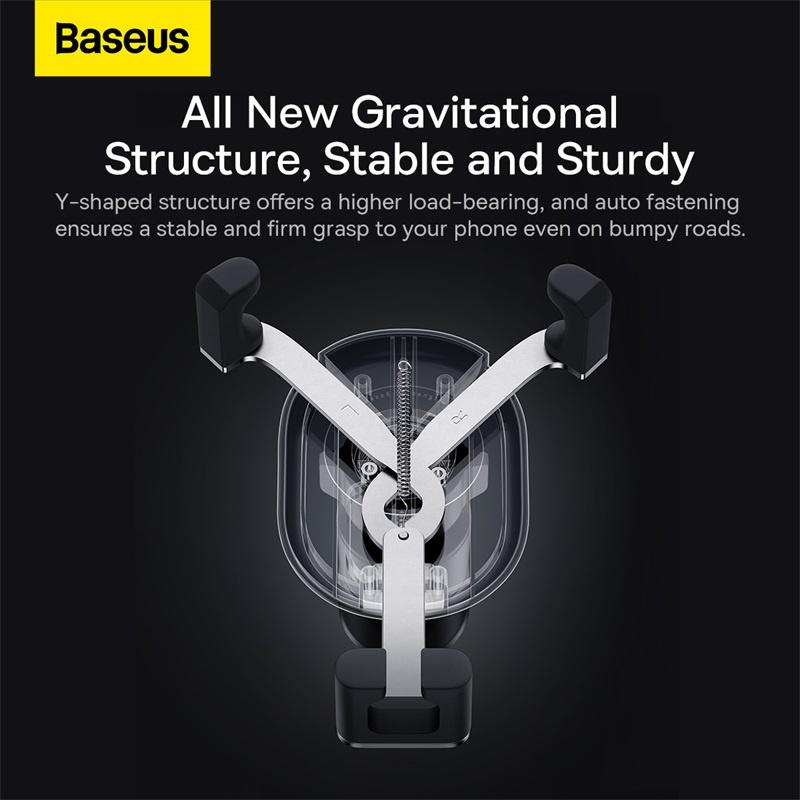 Bộ Đế Giữ Điện Thoại Khóa Tự Động Trên Ô Tô Baseus Stable Gravitational Car Mount