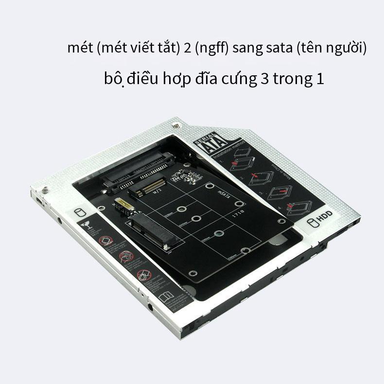 Vận chuyển nhanh M.2 trạng thái rắn NGFF và khoang ổ đĩa quang đa năng MASTA sang SATA