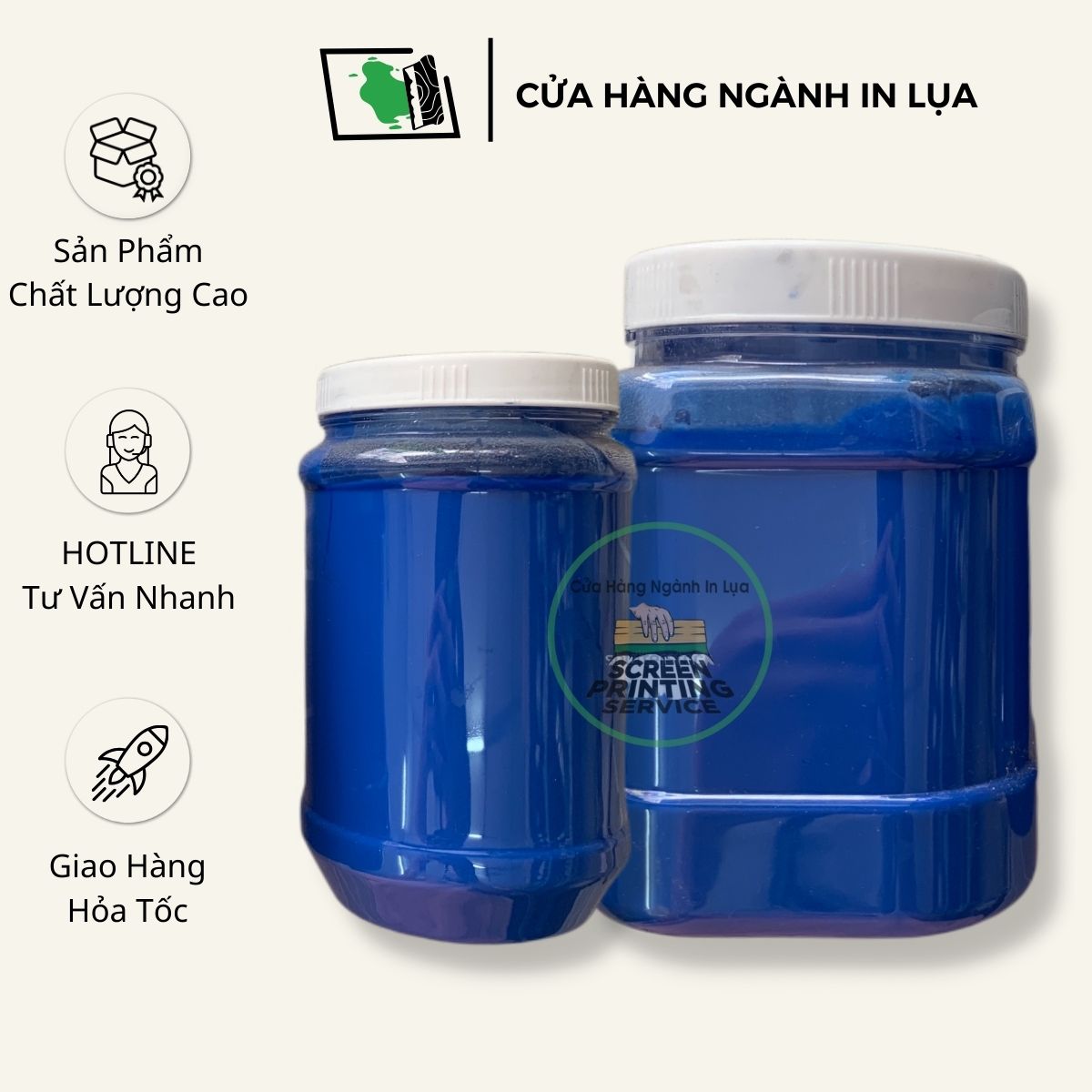 Keo chụp bản in lụa hệ nước