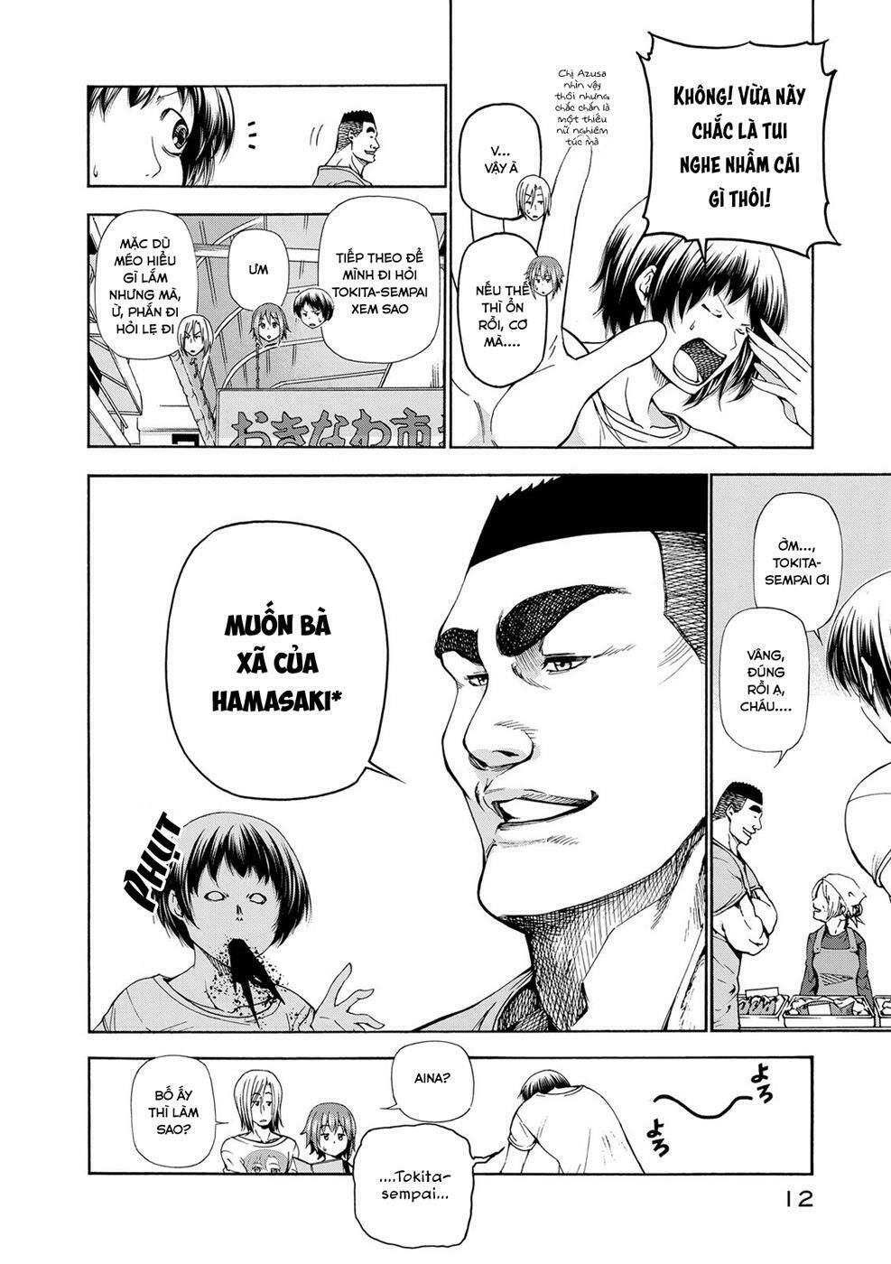 cô gái thích lặn - grand blue chapter 18 8