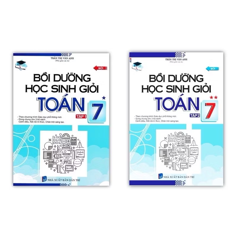 ￼Sách - (Combo 2 tập) Bồi Dưỡng Học Sinh Giỏi Toán Lớp 7