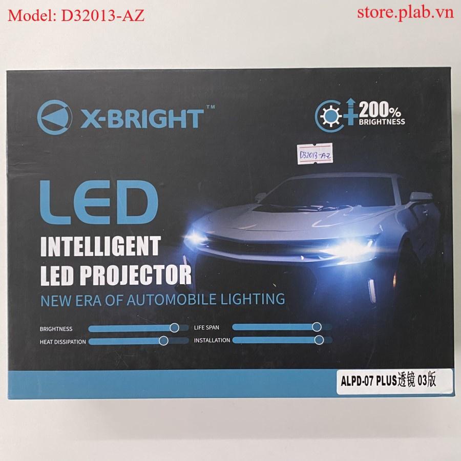 Đèn bi cầu LED ô tô 3 inch công suất 51W/59W X-BRIGHT OEM AOZOOM