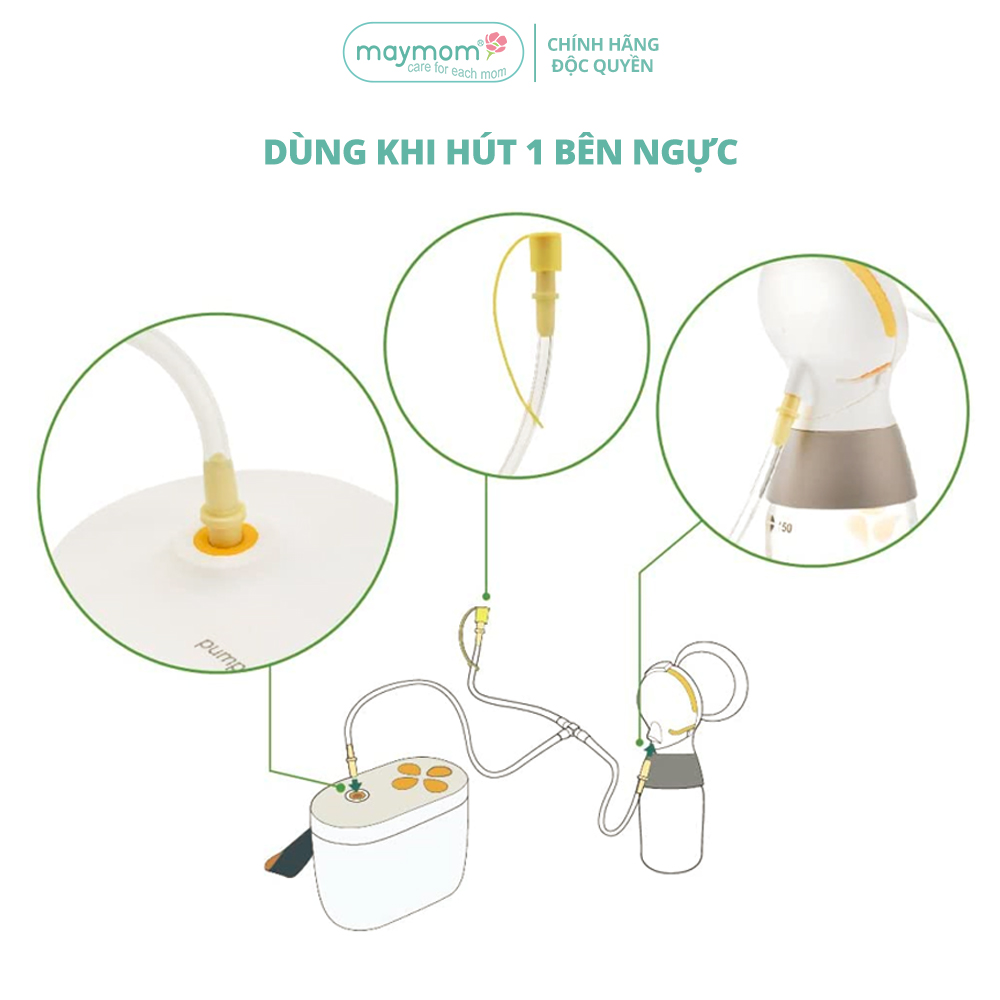 Dây Hút Sữa Medela Pump Maxflow Thương Hiệu Maymom, Không Chứa BPA, An Toàn 100%, Vệ Sinh Dễ Dàng (1 dây)