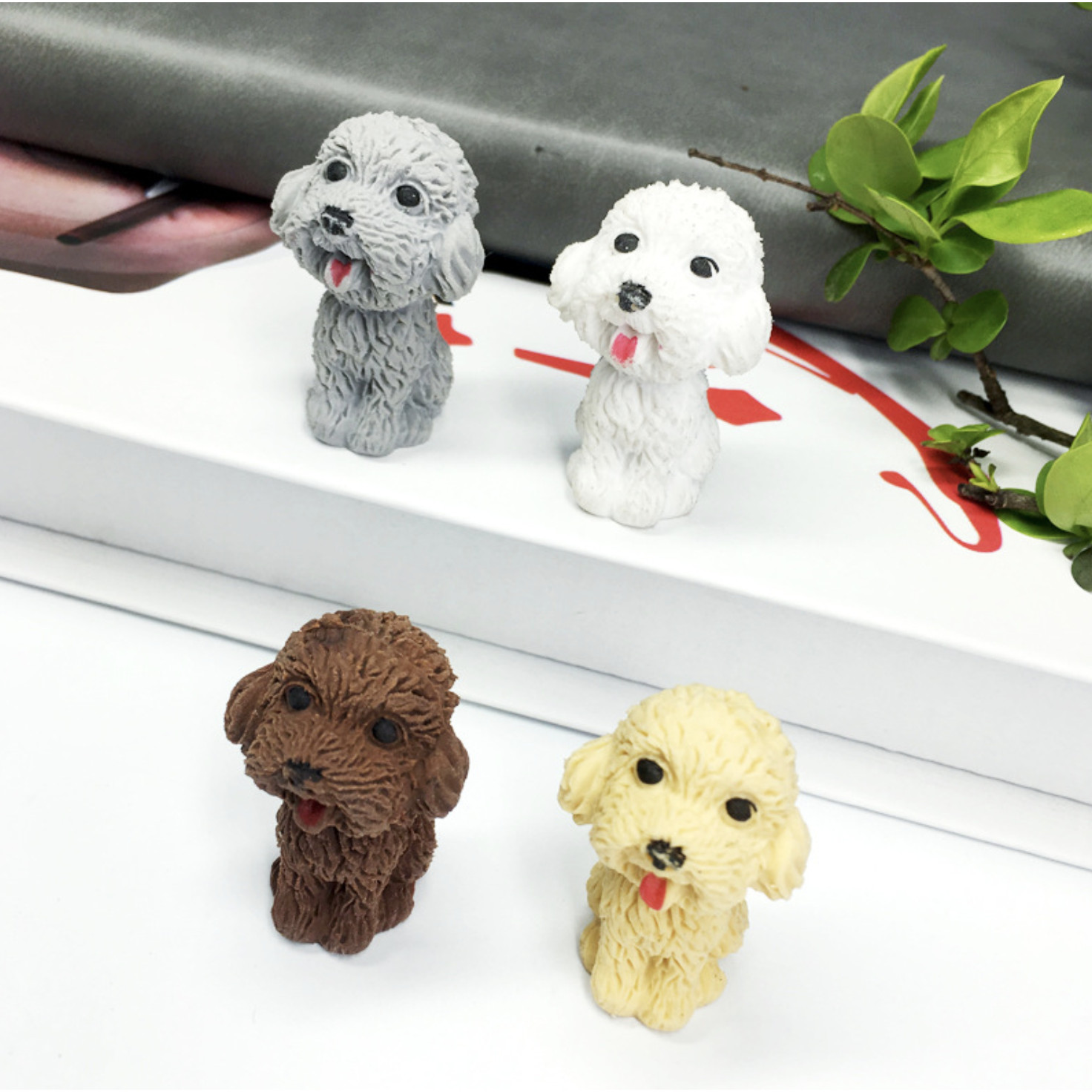 [COMBO 2 Chiếc] Cục Tẩy Bút Chì Chó TEDDY Siêu dễ thương - Cục Gôm Tẩy Văn Phòng Phẩm Cho Bé