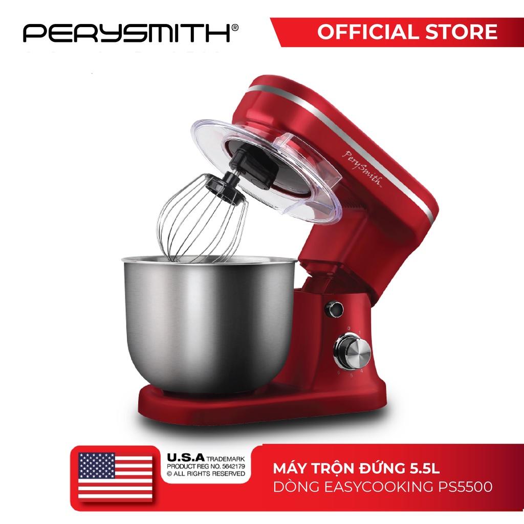 Máy nhồi trộn bột 5,5 lít 6 chế độ Perysmith PS5500 - Hàng chính hãng