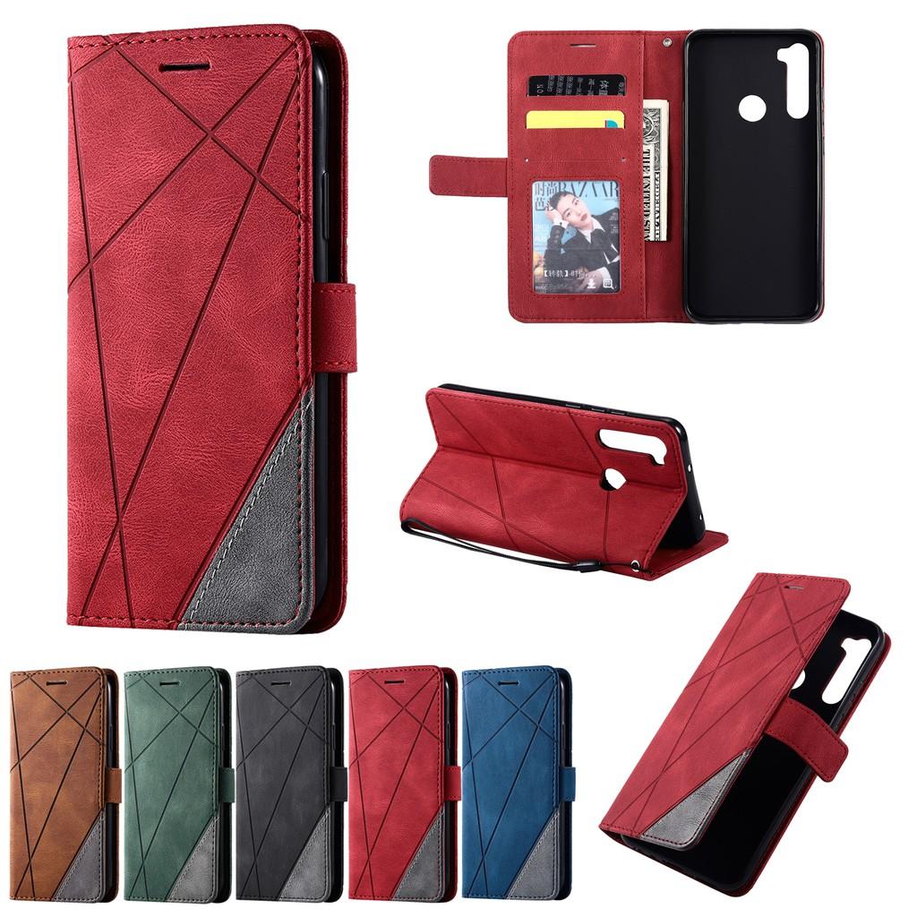 Bao da điện thoại nắp lật PU mềm có ngăn đựng thẻ cho Xiaomi Redmi Note 8 Pro 8T Note 7 Redmi 7 7A 8 8A
