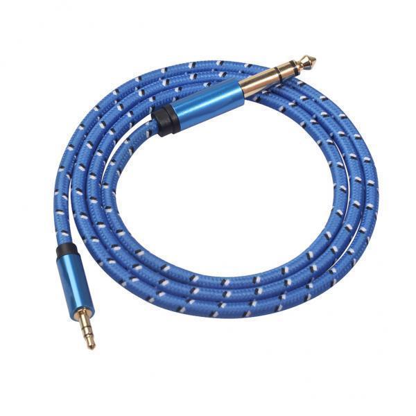 2-3pack 6.35mm 1/4" Male to 3.5mm 1/8" Male Stereo Audio Cable for iPod