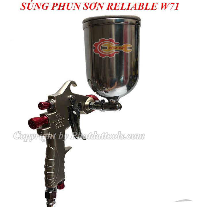 Súng phun sơn RELIABLE CHRB - W71 cao cấp - Hàng xuất Nhật - Bảo hành 6 tháng