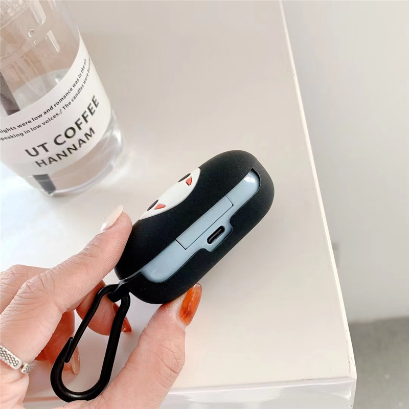Ốp Silicon Cho Galaxy Bud Plus , Galaxy Buds Hình Vô Diện Kèm Móc Treo