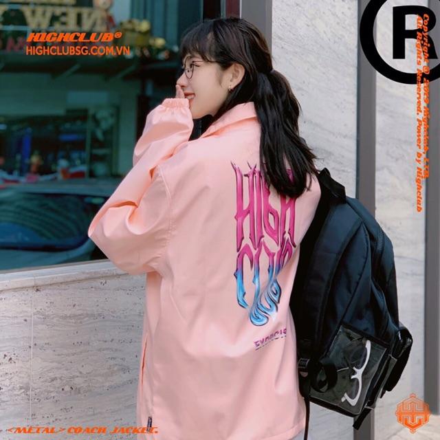 Áo khoác dù nam nữ in kí hiệu