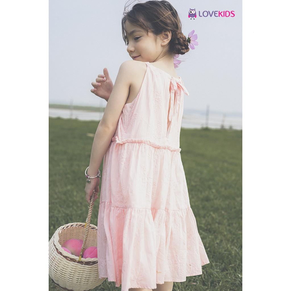Váy hai dây cổ yếm dáng xoè GMG21DR01301 - Lovekids
