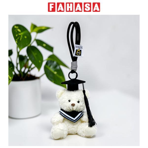 Móc Khóa Thú Bông Gấu Teddy Tốt Nghiệp 10 cm - ZooZoo 8526 - Màu Nâu