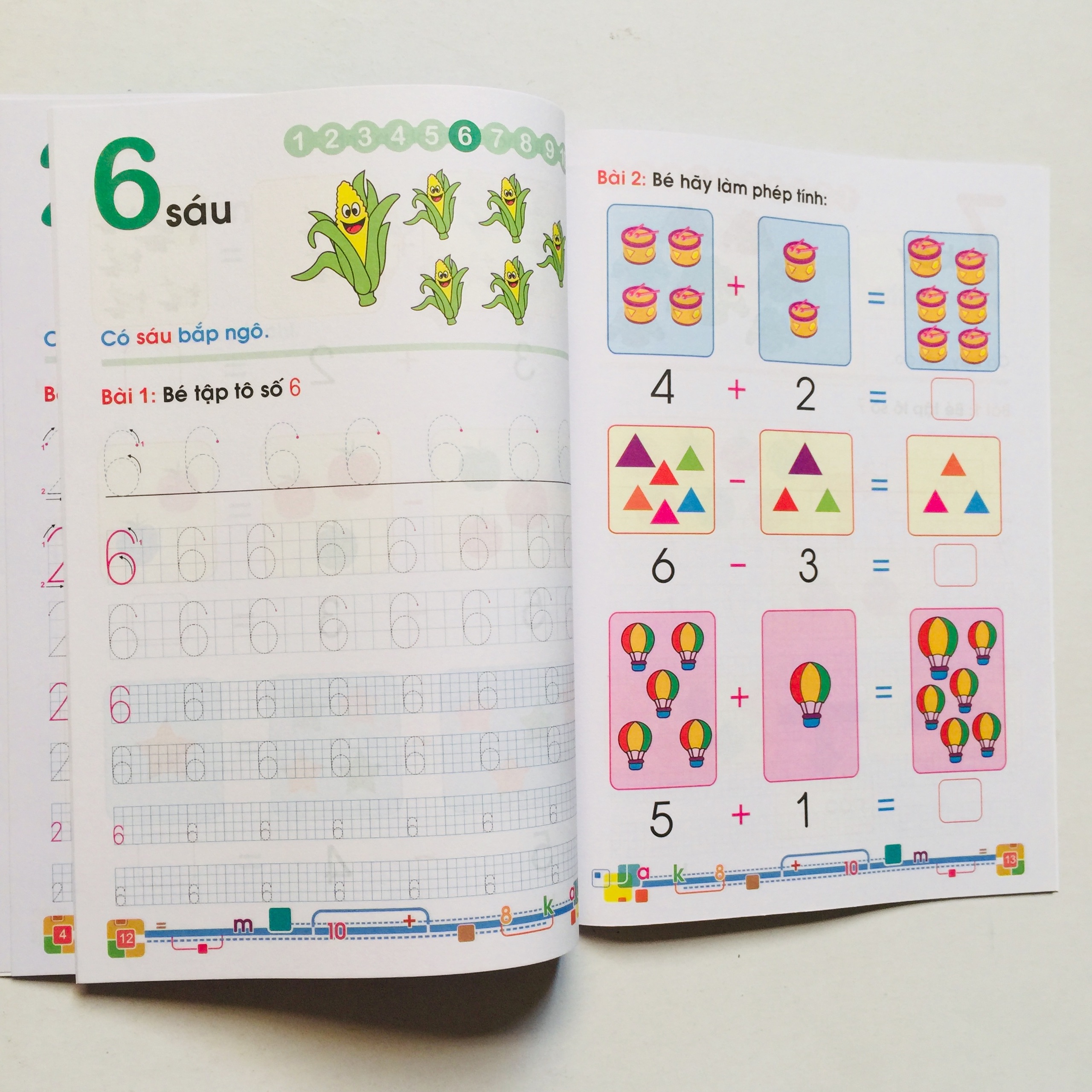 Tủ Sách Bé Vào Lớp 1: Bé Học Toán - Bé chuẩn bị học đọc và học viết - Tập tô chữ mẫu giáo - Làm quen với chữ cái - Làm quen với chữ số...