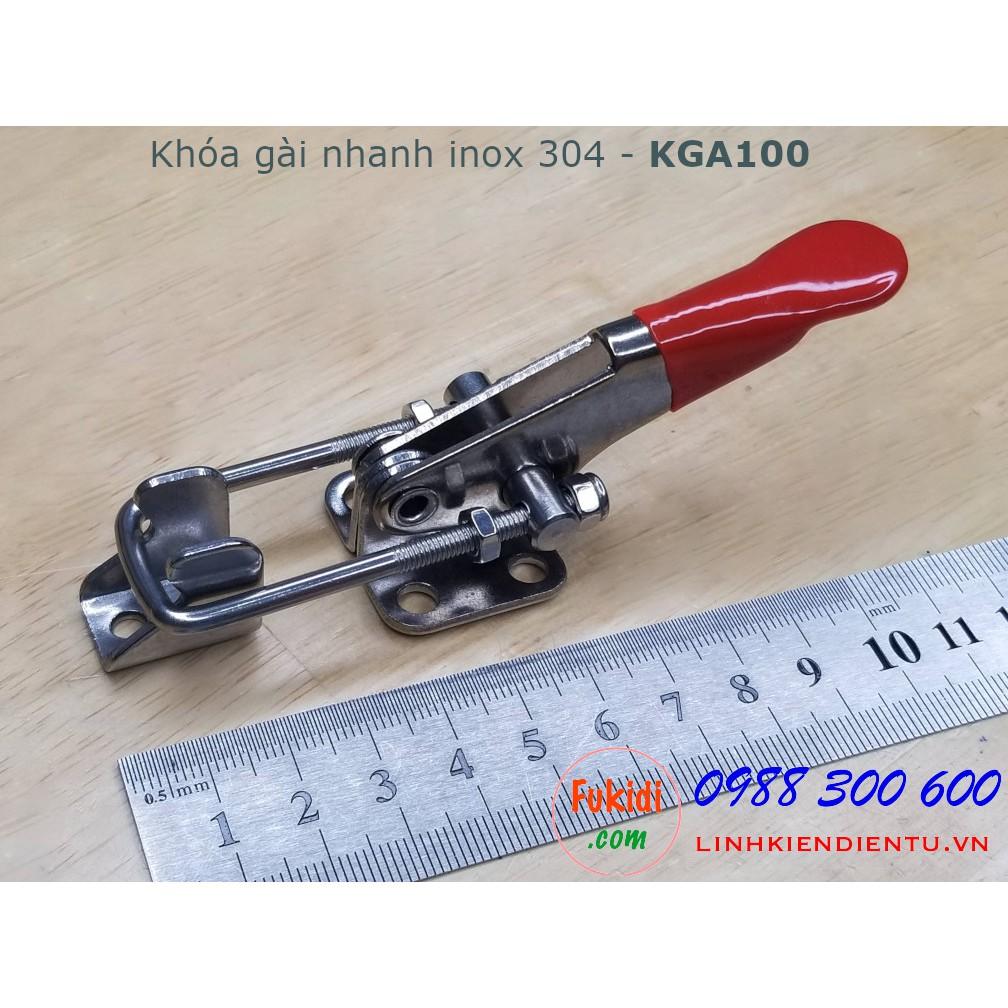 Khóa gài có thể điều chỉnh độ dài, chất liệu SU304 - KGA100