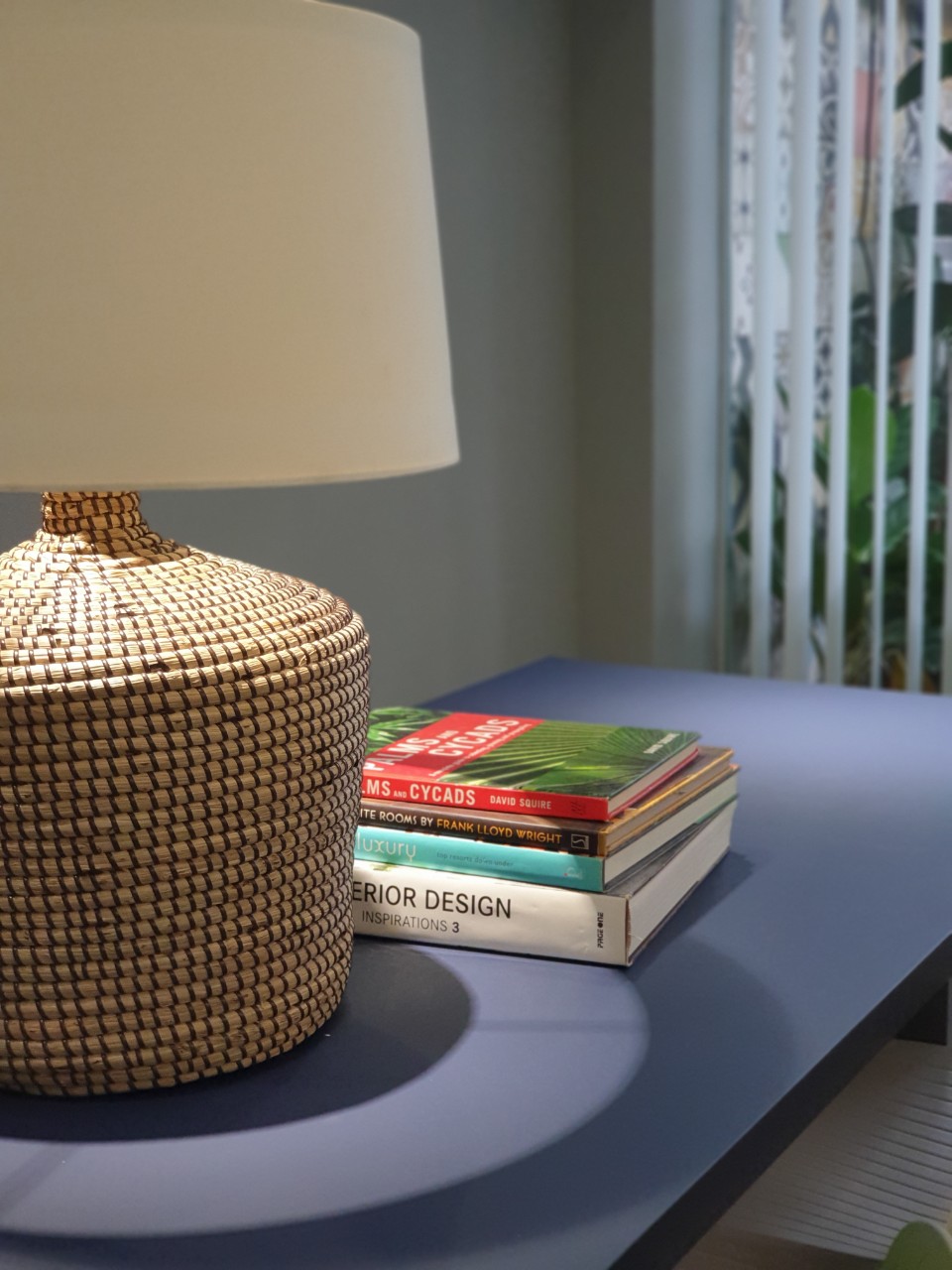 Đèn Trang Trí Bằng Mây Để Bàn Phòng Ngủ WOVEN - Đèn Để Bàn Nhập Khẩu Thái Lan - Tặng kèm Bóng Led MPE E27 tiết kiệm điện