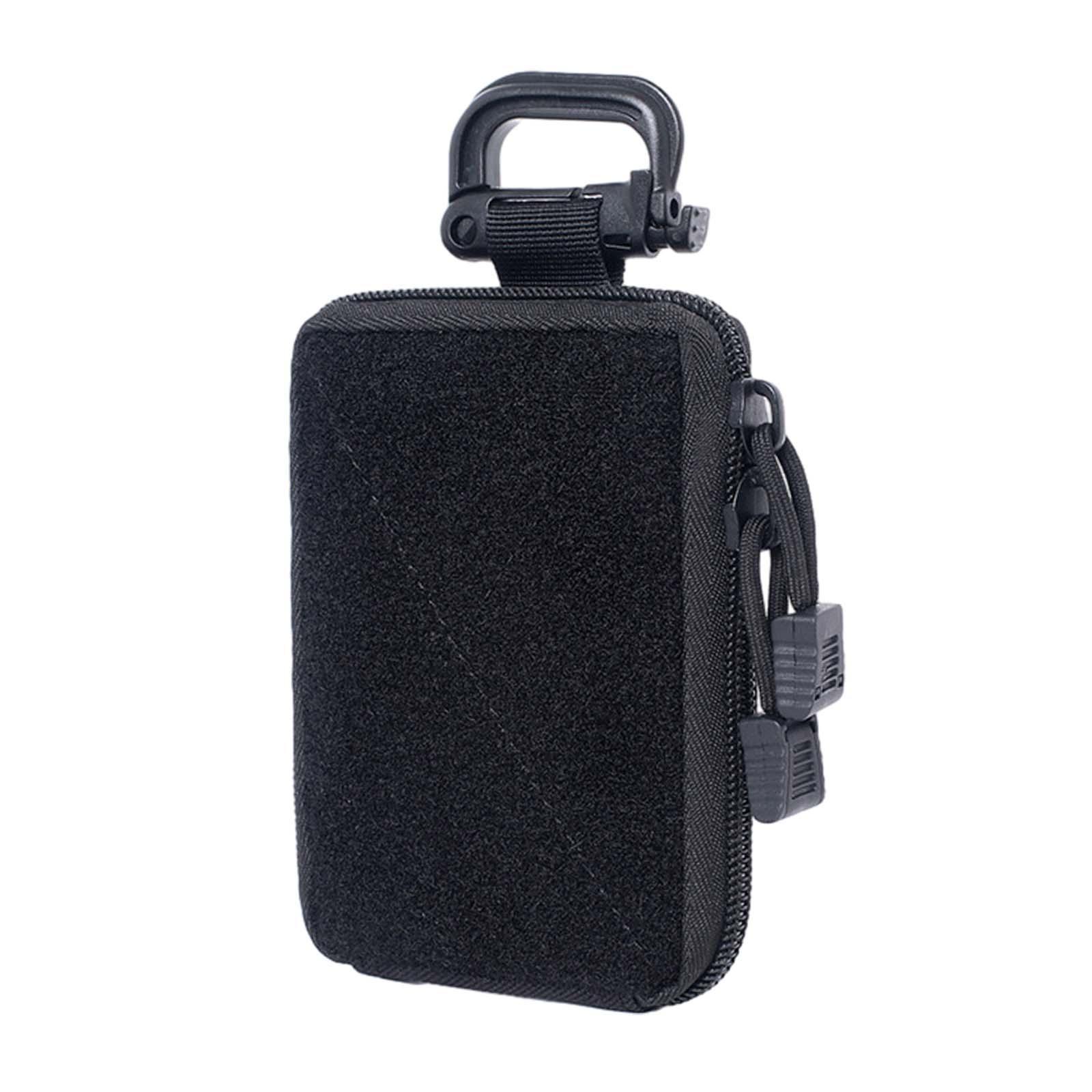 Small Pouch Electronics Accessories Organizer Zippered Utility Organizer Bag Waist Belt Pouch for Fishing Camping