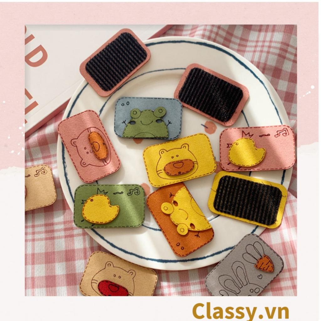 Miếng dán tóc Classy mái một mặt vải in hình hoạt hình PK915