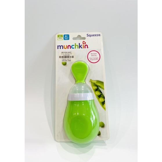 Bình thìa ăn dặm silicone cho bé Munchkin