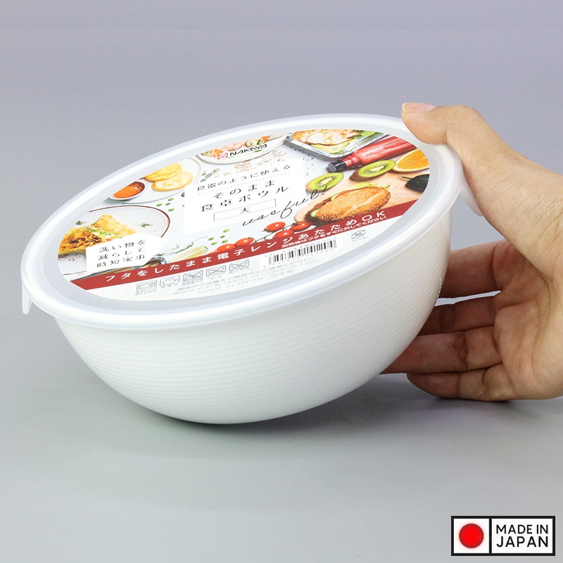 Hộp nhựa dùng trong lò vi sóng Nakaya 1.05L - Made in Japan