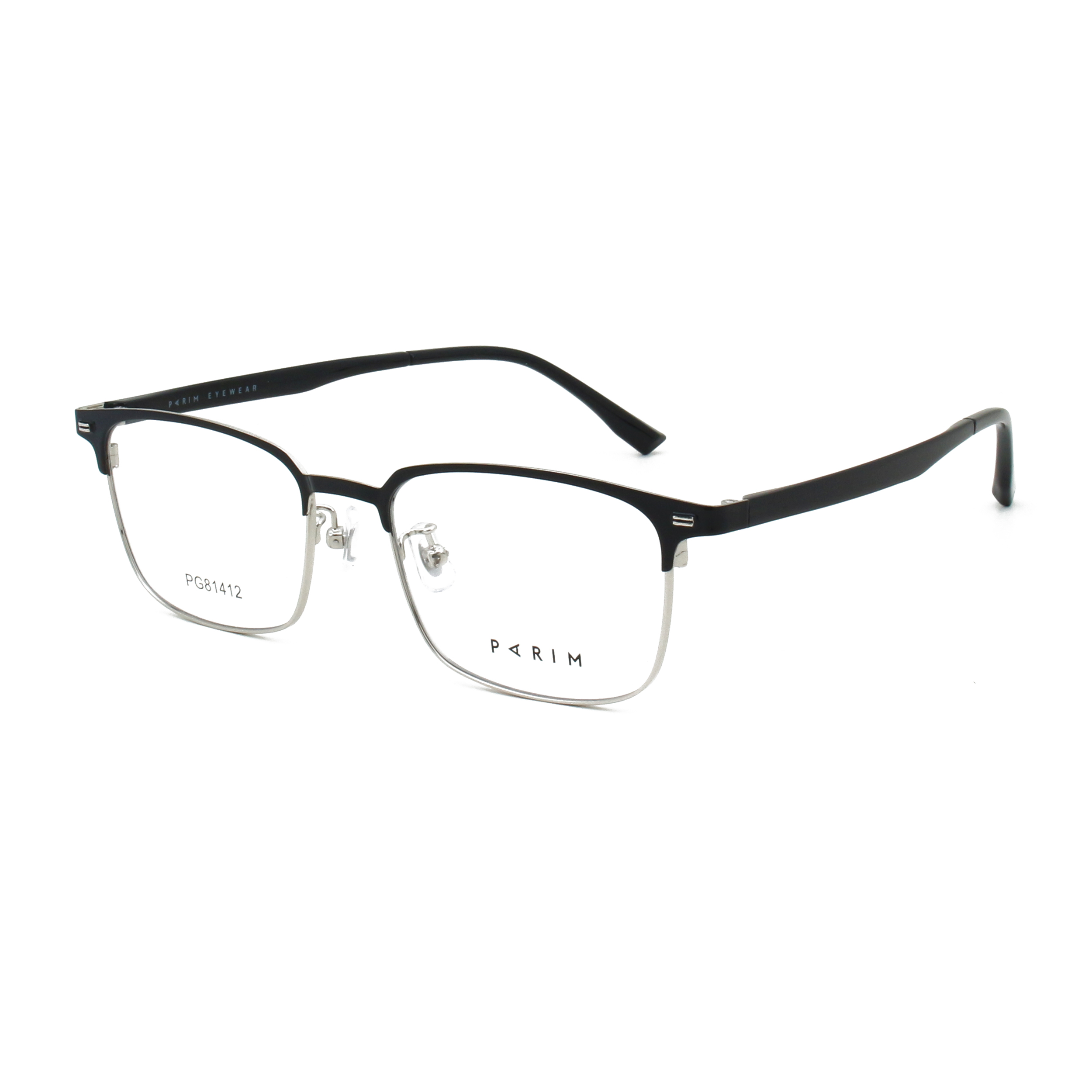 Gọng kính unisex PARIM PG81412 thời trang (size 52/18/150)