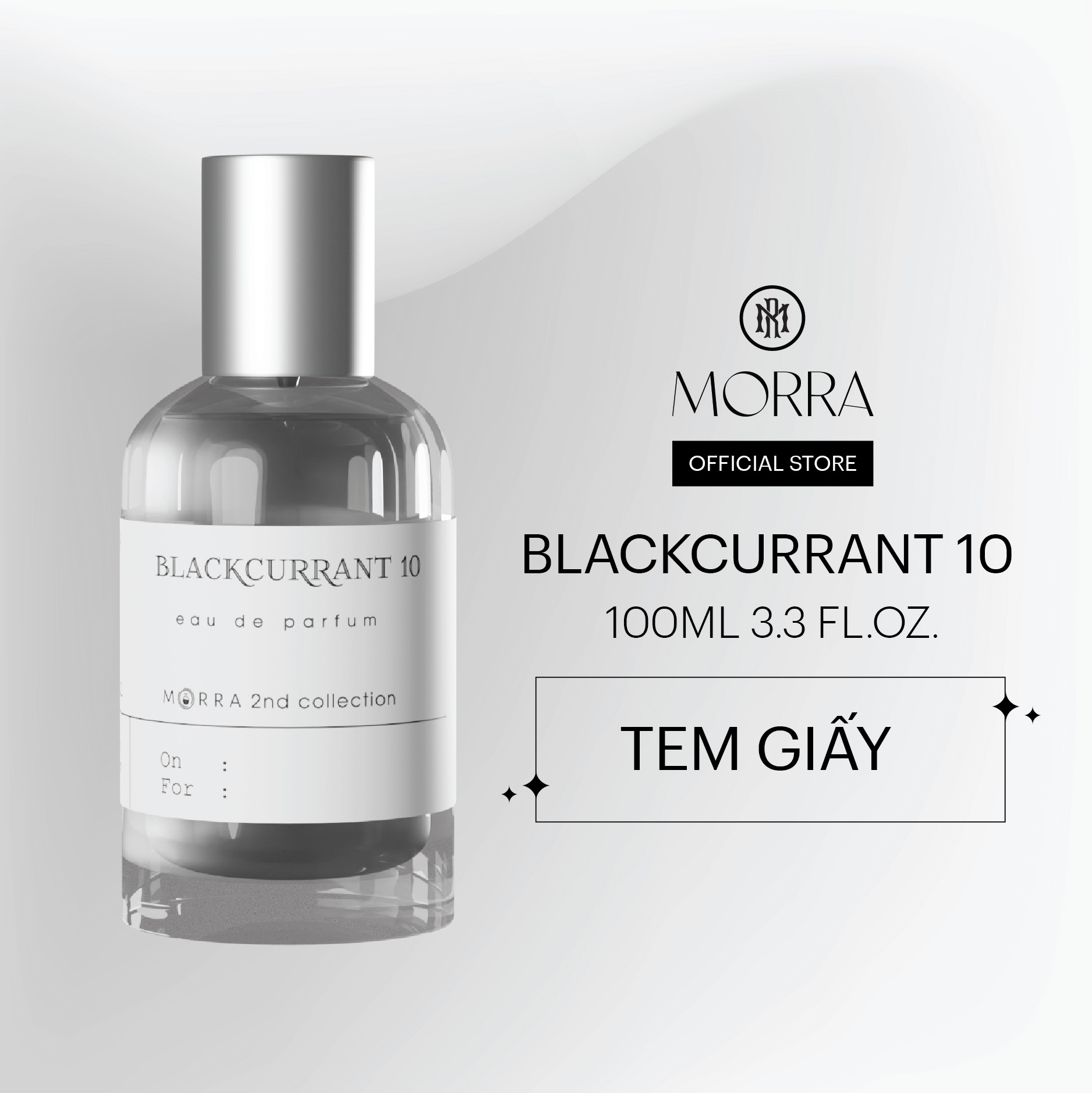 Nước Hoa Nam Nữ Morra BlackCurrant 10 Chai 100ml Nguyên Liệu Nhập Pháp Hương Thơm Cá Tính, Tươi Mát, Trẻ Trung - Dạng Xịt