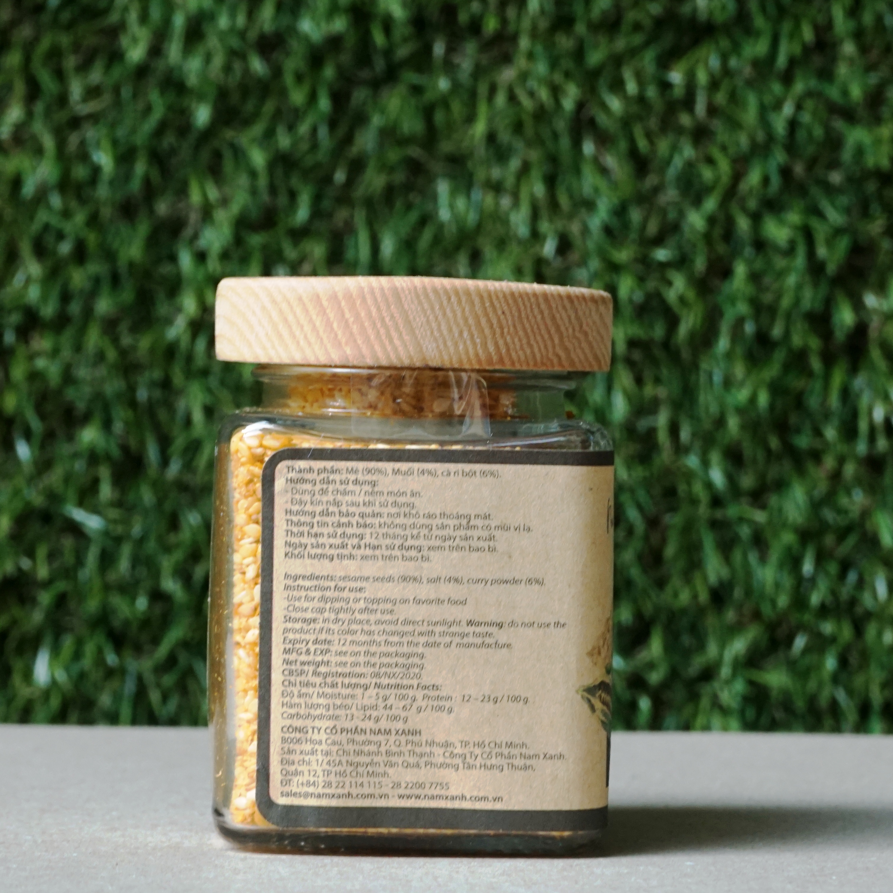 Muối Mè Cà Ri 80g / Curried Crushed Sesame And Salt Condiment 80g
