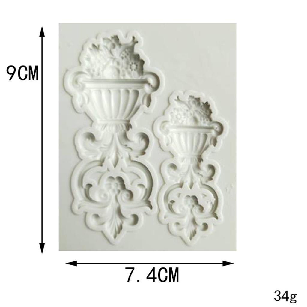 DIY Sugar Craft Cake Vintage Relief 3D Fondant Silicone Mold For Sugarcraft, Cake Decoration, Cupcake Topper, Polymer Clay, Baking Mold, Craft DIY