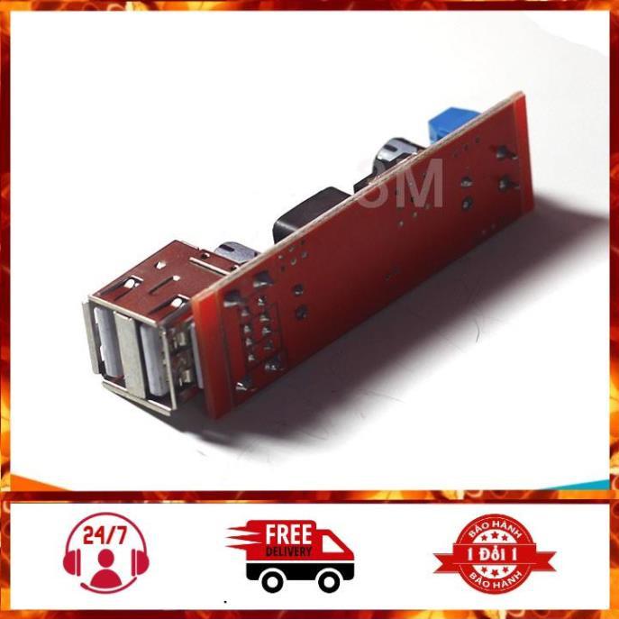 Module Hạ Áp Buck DC-DC Vin 6V-40VDC Vout 5V 3A 2 Đầu RA V1