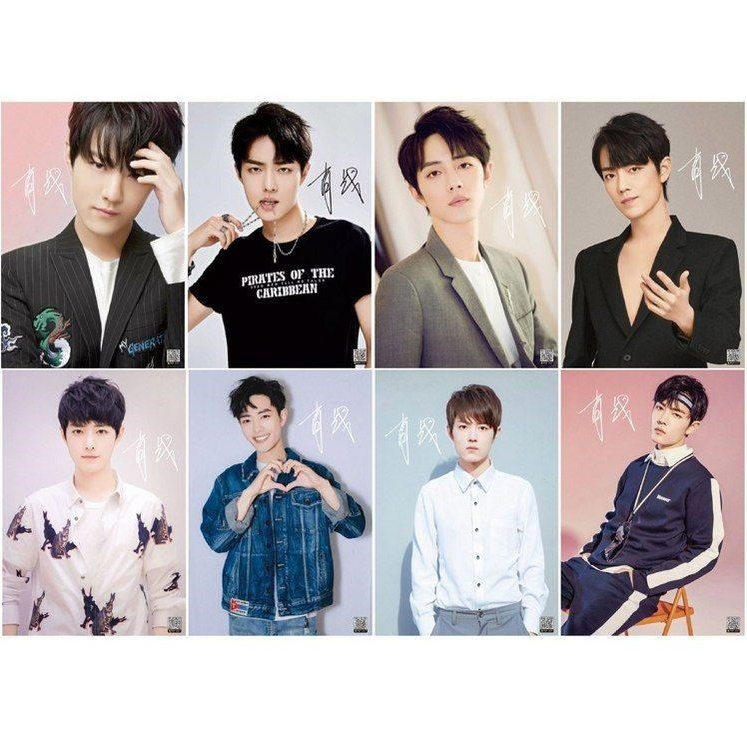 Poster Tiêu Chiến 8 tấm