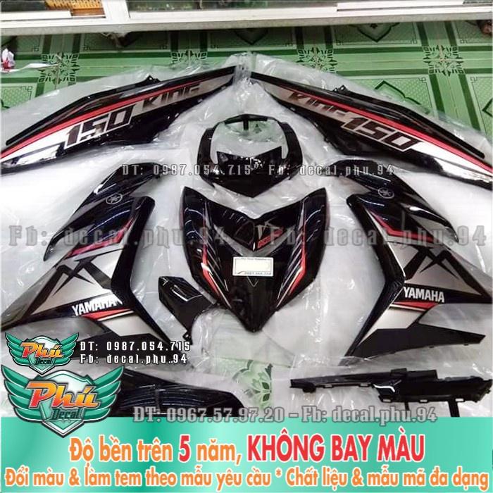 Tem rời Candy MX king 150 xe đen chỉ đỏ 2