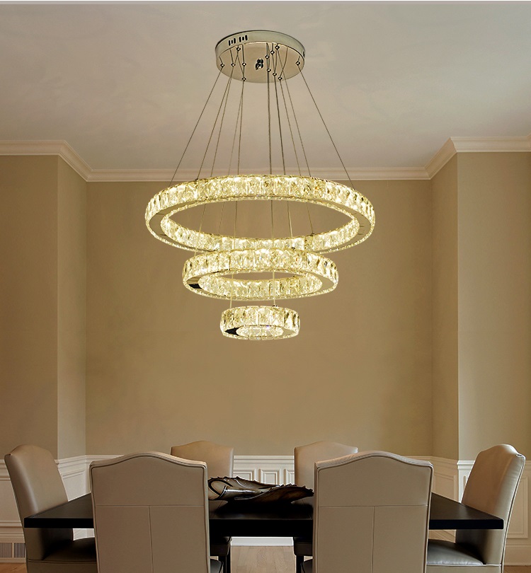 Đèn thả pha lê BOZNI hiện đại trang trí nội thất cao cấp, sang trọng (20-40-60cm).