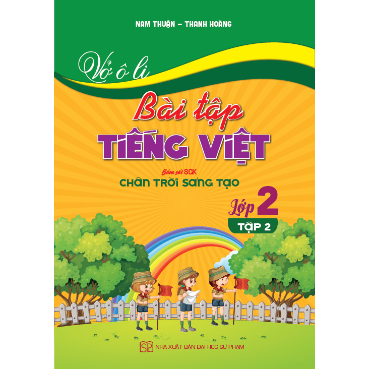 SÁCH - Vở ô li bài tập tiếng Việt lớp 2 tập 2 (bám sát SGK Chân trời sáng tạo)