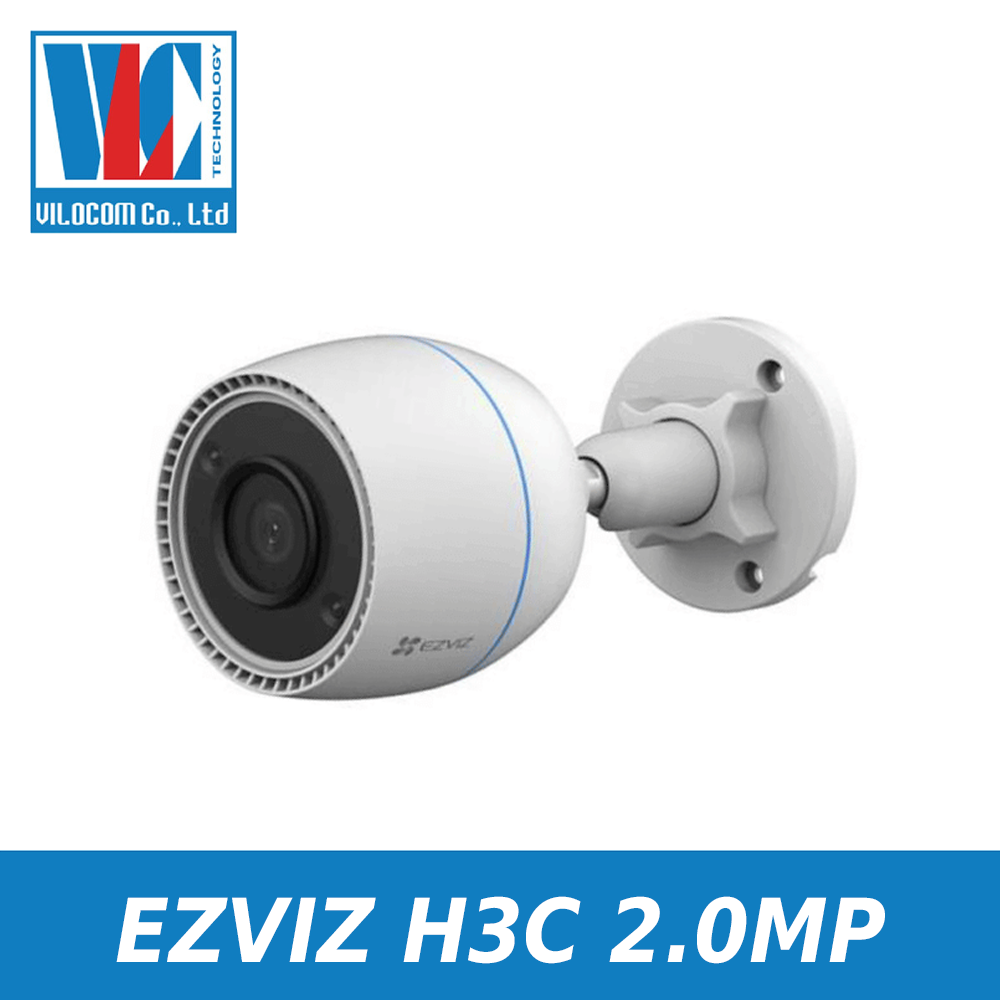 CAMERA EZVIZ H3C (2.0MP) Tầm nhìn hồng ngoại 30M Nhận diện phát hiện chính xác người, vật, xe nhờ ứng dụng công nghệ AI - Hàng chính hãng