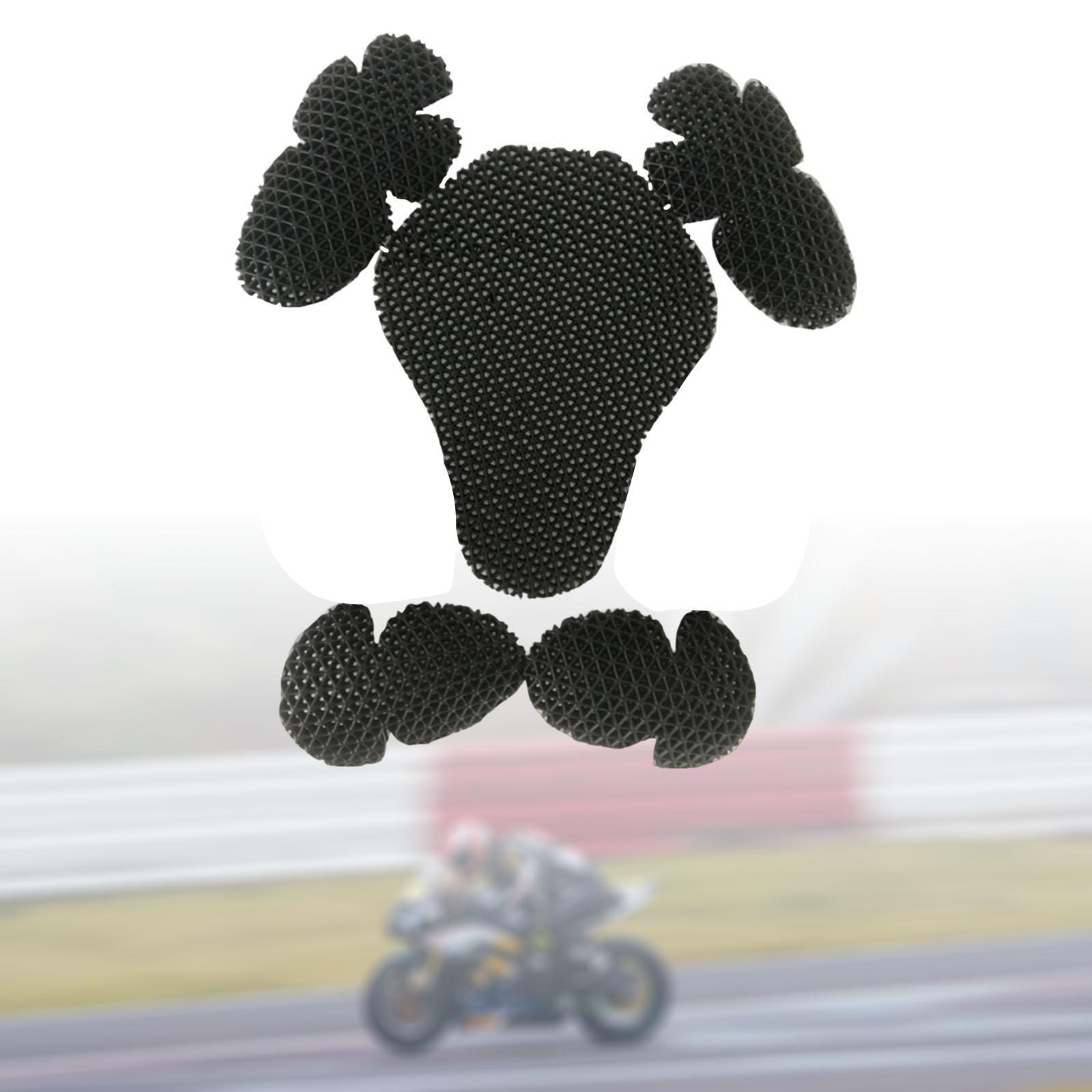 5 Pieces Protector Accs Knee Back Pads Motorcycle Protective Gear Adult